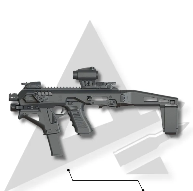 Glock u Micro Roni konverziji u karabin