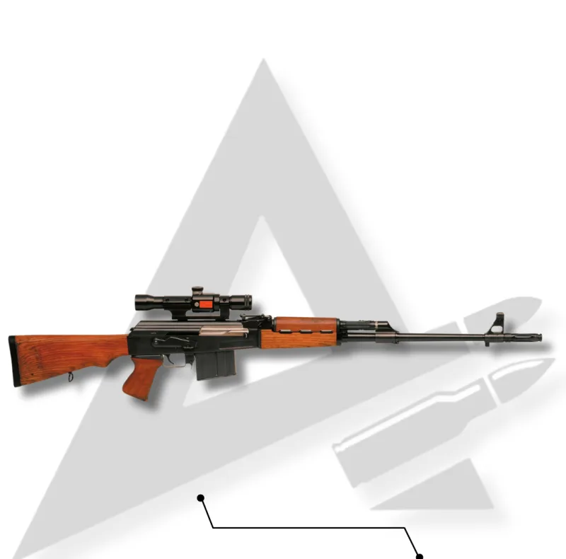 Poluautomatska puška Zastava M76 sa optičkim nišanom